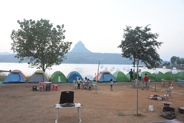 Pawna: Lakeside camping with magnificent view of Tung fort & Pawna lake