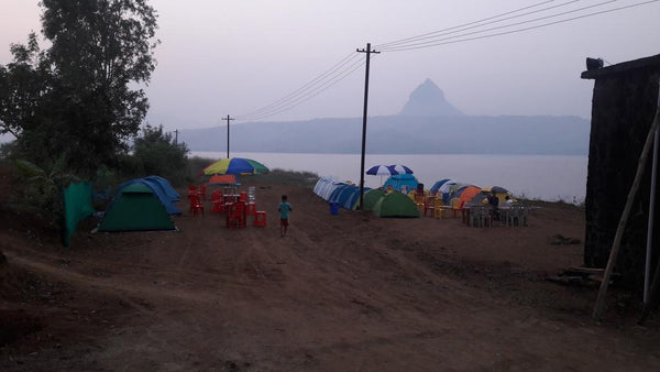 Pawna (Campsite R2): Lakeside camping with magnificent view of Tung fort & Pawna lake