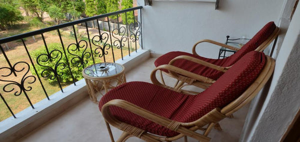 Stay at Holiday Apartments Baga (Goa): Fully Furnished 1BHK/2BHK AC Holiday Apartments, Swimming pool, Modern kitchen with all necessary cooking appliances & More!