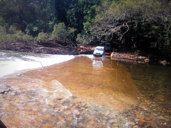 Adventure Jeep Safari to Dudhsagar Waterfall (Goa): Stay in Deluxe Eco-cottage with All Meals (Veg/Non-Veg), Dudhsagar Visit via Bhagwan Mahaveer Sanctuary & Crossing 3 Rivers, Barbecue, Fish Pedicure, Campfire & More!