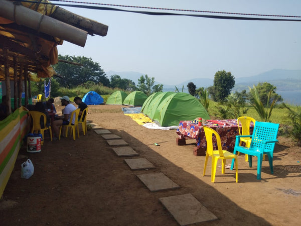 Pawna (Campsite R4): Lakeside camping with magnificent view of Tung fort & Pawna lake