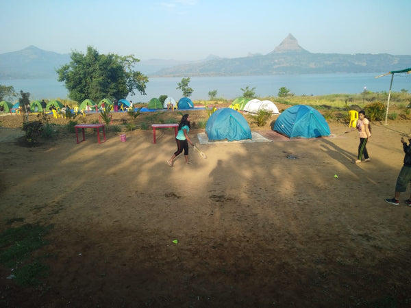 Pawna (Campsite R4): Lakeside camping with magnificent view of Tung fort & Pawna lake