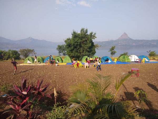 Pawna (Campsite R4): Lakeside camping with magnificent view of Tung fort & Pawna lake