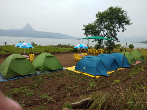 Pawna (Campsite R4): Lakeside camping with magnificent view of Tung fort & Pawna lake