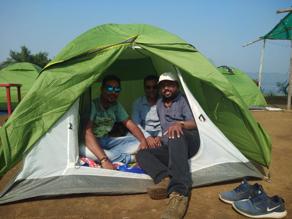 Pawna (Campsite R4): Lakeside camping with magnificent view of Tung fort & Pawna lake