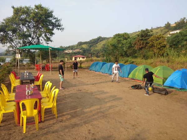 Pawna (Campsite R4): Lakeside camping with magnificent view of Tung fort & Pawna lake