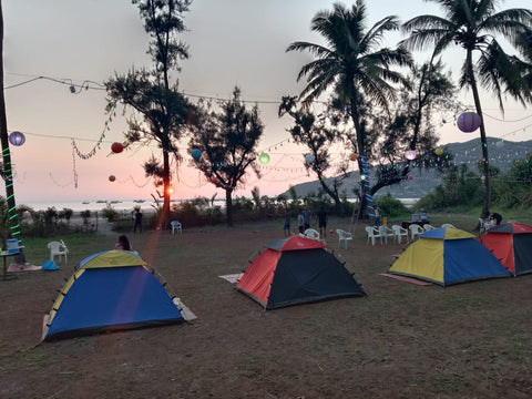 Beachside camping at Shrivardhan (Raptor Camping)