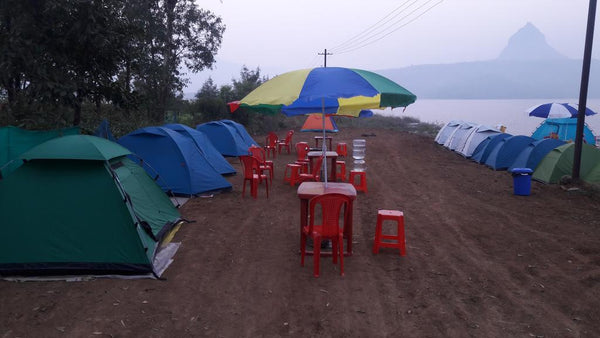 Pawna (Campsite R2): Lakeside camping with magnificent view of Tung fort & Pawna lake